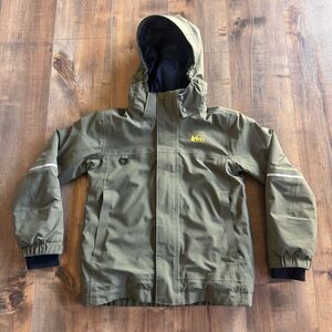 REI Co-Op Kids Timber Mountain Insulated Snow Jacket Green Size XS Winter 22305